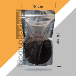 Şeffaf Metalize Kilitli Doypack 15x24