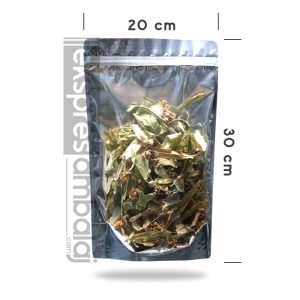 Şeffaf Metalize Kilitli Doypack 20x30 - Görsel 2