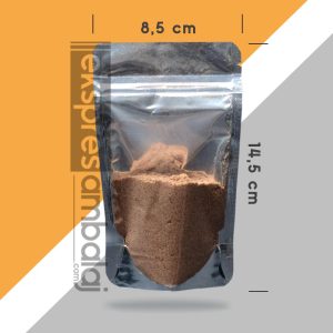 Şeffaf Metalize Kilitli Doypack 8,5x14,5